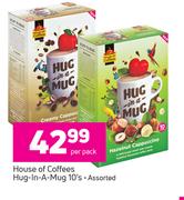 House Of Coffees Hug-In-A-Mug 10's-Per Pack