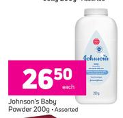 Johnson's Baby Powder-200g Each