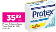 Protex Antigerm Soap Value Pack-4 x 150g Each