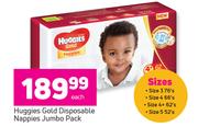 Huggies Gold Disposable Nappies Jumbo Pack-Each