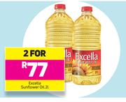 Excella Sunflower Oil-2 x 2Ltr