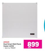 Amaze Dual Smart Wall Panel Heater 420W