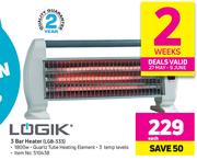 Logik 3 Bar Heater LGB-333