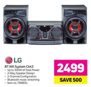 LG BT HiFi System CK43