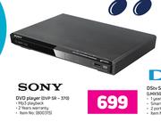 Sony DVD Player DVP SR-370