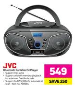 JVC Bluetooth Portable CD Player