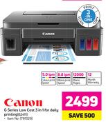 Canon G Series Low Cost 3 In 1 For Daily Printing G2411