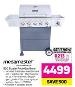Megamaster 500 Sizzler Patio Gas Braai