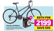Raleigh 24" Or 26" Eclipse Ladies Or Mens Eclipse MTB Plus Indoor Cycle Trainer-Both For