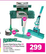Floorwiz Double Sided Spray Mop Or Floorwiz Pro Or Supa Sweep Or 4 In 1 Mop-Each