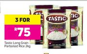 Tastic Long Grain Parboiled Rice-3 x 2Kg