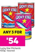 Lucky Star Pilchards Assorted-For Any 3x400g