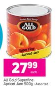 All Gold Superfine Apricot Jam Assorted-900g