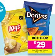 Lays 120g And Doritos 150g Assorted-For Both