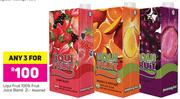 Liqui Fruit 100% Fruit Juice Blend Assorted-Any 3 x 2Ltr