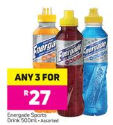 Energade Sports Drink Assorted-Any 3 x 500ml