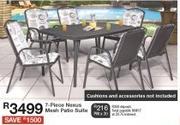7-Piece Nexus Mesh Patio Suite