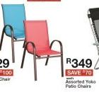 Assorted Yoko Patio Chairs-Each