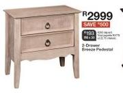 2 Drawer Breeze Pedestal