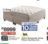 Sertapedic Pillow Top Base Set