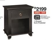 1 Drawer Euro Pedestal