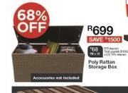 Poly Rattan Storage Box