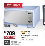 Muller & Haupt 20Ltr Metallic Microwave Oven