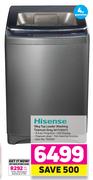 Hisense 18kg Top Loader (Titanium Grey) WTY1802T