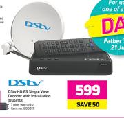 DSTV HD 6S Single View Decoder With Installation DSD4138
