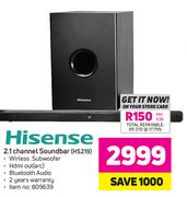 Hisense 2.1 Channel Soundbar HS219
