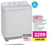 Defy 8Kg Twin-Tub Washing Machine DTT166