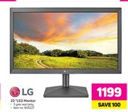 LG 20" LED Monitor 