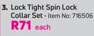 Trojan Lock Tight Spin Lock Collar Set-Each