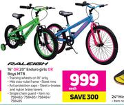 Raleigh 16" Or 20" Enduro Girls Or Boys MTB-Each