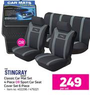 Special Stringray 4 Piece Classic Car Mat Set Or 6 Piece Sport Car