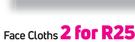 Face Cloths-For 2