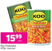 Koo Chakalaka Assorted-410g Each