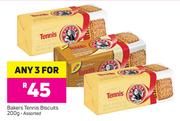 Bakers Tennis Biscuits Assorted-3 x 200g
