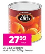 All Gold Superfine Apricot Jam Assorted-900g Each