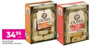 Ouma Rusks Assorted-450g/500g Each
