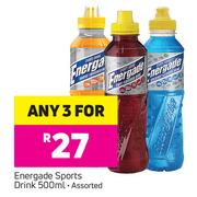 Energade Sports Drink-Any 3 x 500ml 