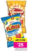 Willards Cheese Curls Or Flings Assorted-2 x 150g