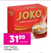 Joko Tagless Teabags-100's Per Pack