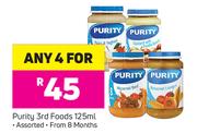 Purity 3rd Foods-For Any 4 x 125ml