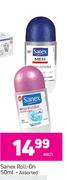 Sanex Roll On-50ml Each