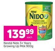 Nestle Nido 3+ Years Growing Up Milk-900g Each