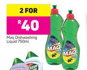Maq Dishwashing Liquid-2 x 750ml