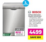 Bosch 12 Place Dishwasher Metallic SMS40E18ZA