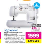 Empisal Expressions Sewing Machine 889(Expressions 8)