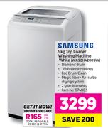 Samsung 9Kg Top Loader Washing Machine (White) WA90H4200SW